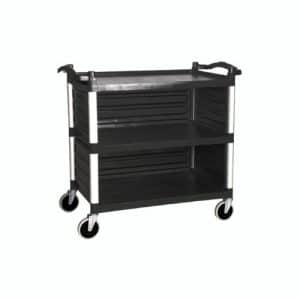 Boarding food service trolley
