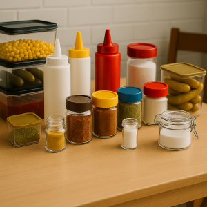 Condiment Prep & Storage & Squeeze Bottles