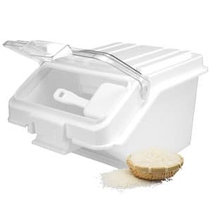 Food Ingredient Bin for Sugar, Rice & Dry Goods, Ideal for Kitchen & Pantry (10L)