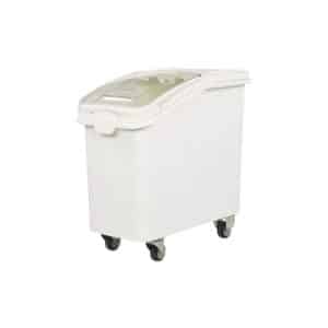 Commercial Airtight Food Storage Container on wheels for Kitchens 102L